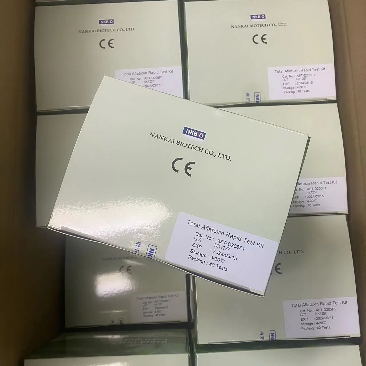 Aflatoxin Test Kit for nuts maize peanuts corn oil