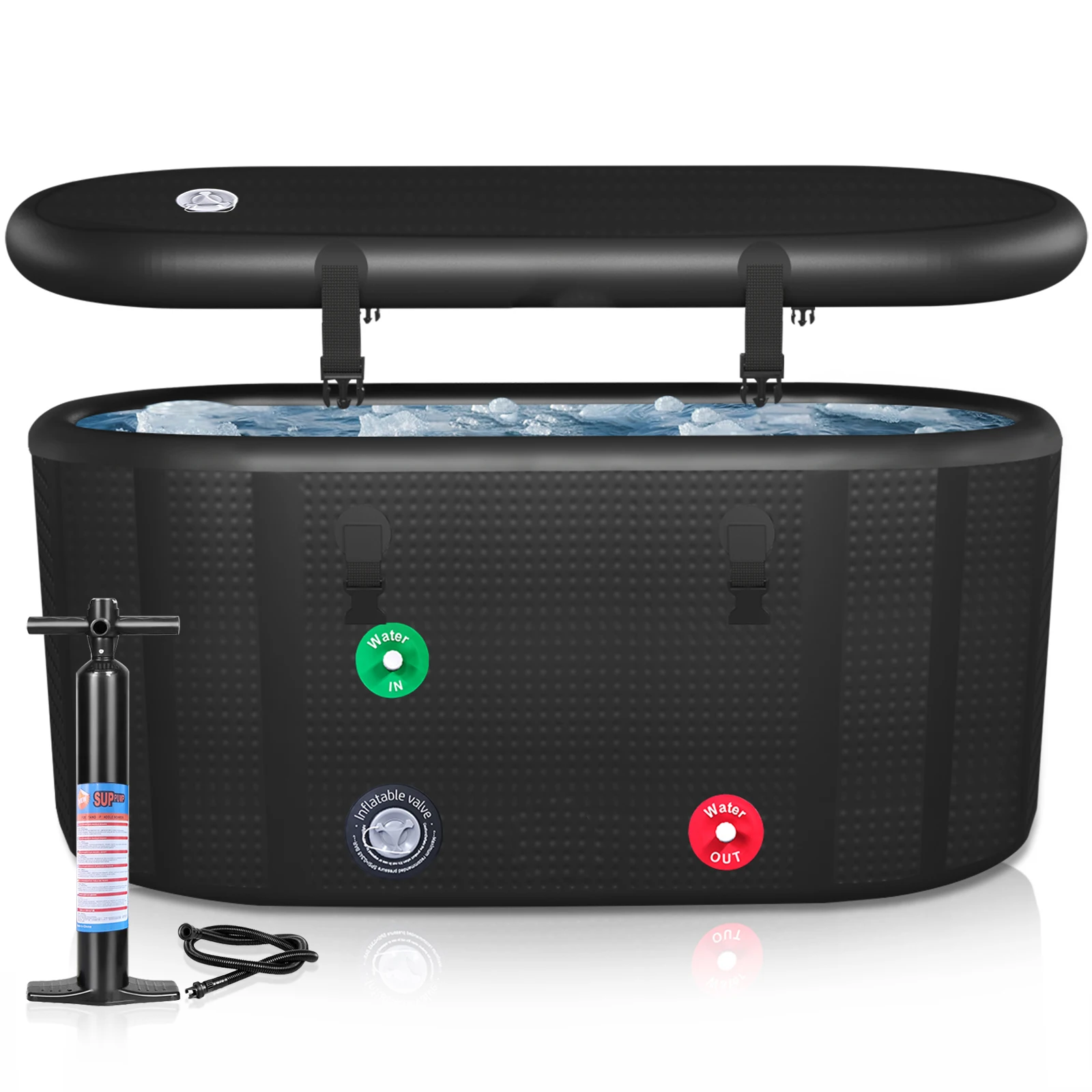 Vanace Sports Recovery Portable Outdoor Cold Barrel Tube Ice Plunge Bath Ice Bath For Athlete