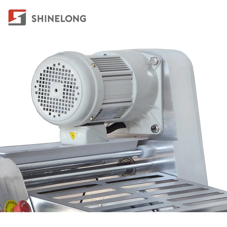 Хлебопекарное оборудование Горячая продажа ролик Реверсивный тесто для пиццы Sheeter конвейер ленточный приводной Настольный тесто Sheeter 430*1700 мм Электрический