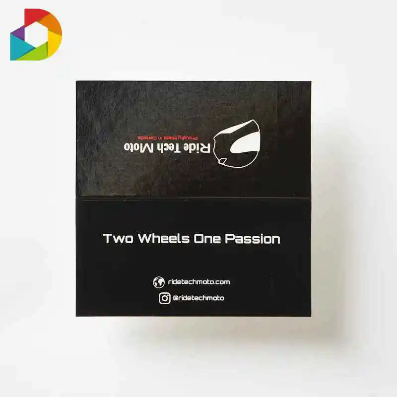 Custom High Quality Cardboard Gift Card Personalized Silver Foil Logo Invitation for Small Business Offset Printed