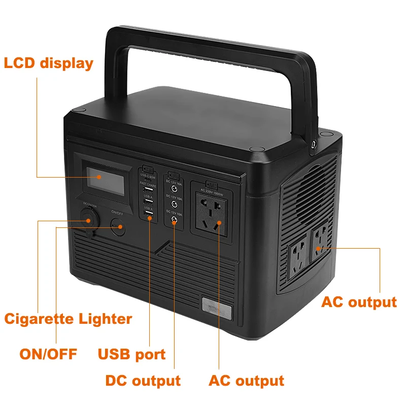 Hot Sale High Quality Outdoor Mobile Power Supply Portable Lithium Batteries Energy Storage Power Supply
