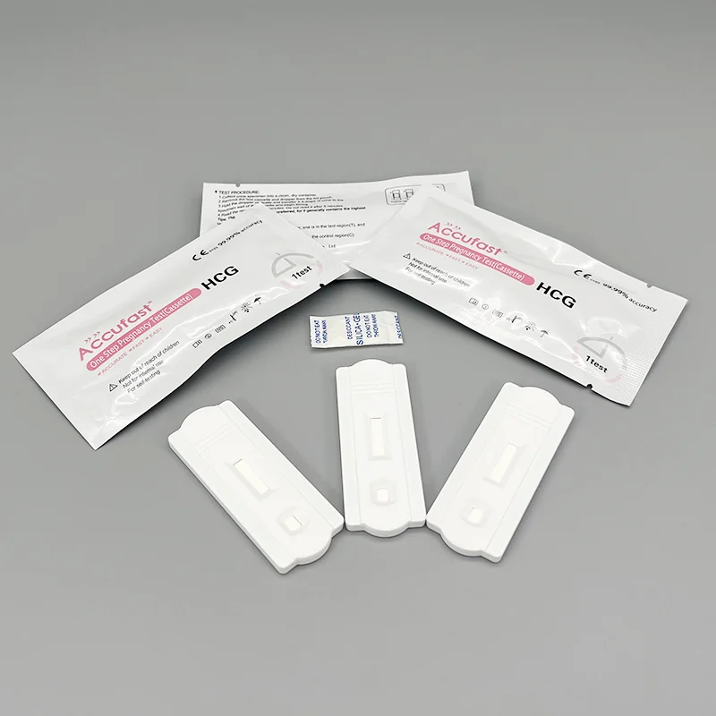 Factory Wholesale Home Vitro Urine pregnancy strip test Cassette HCG One Step Pregnancy Test Kit