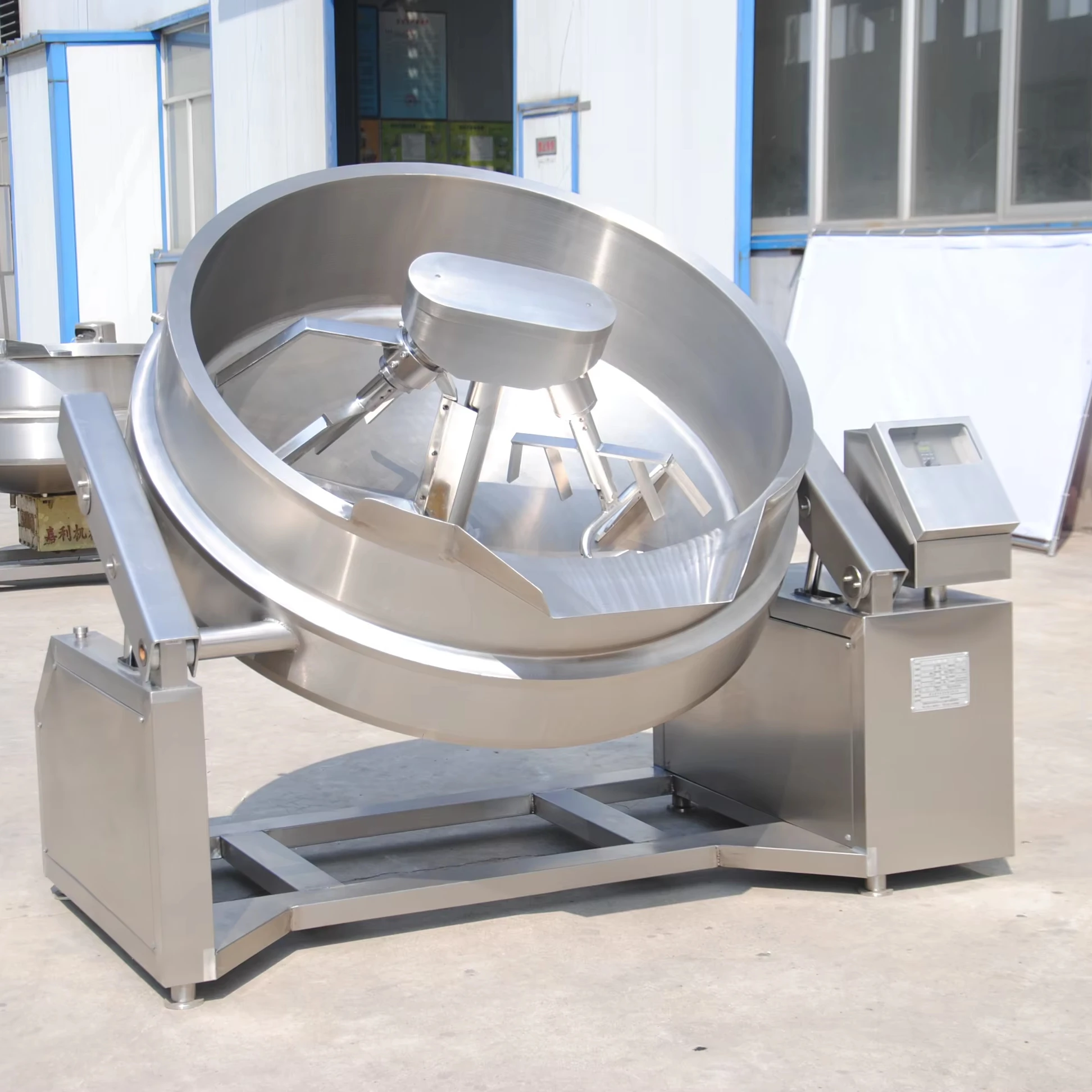 Высокопроизводительный чайник с рубашкой коммерческий газовый паровой Электрический многоразовый планетарный кухонный