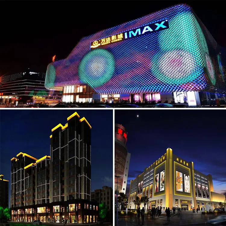 Waterproof IP65 Building Facade 1903IC DC5V 12V 0.3W Led Point Light Source For Landscape