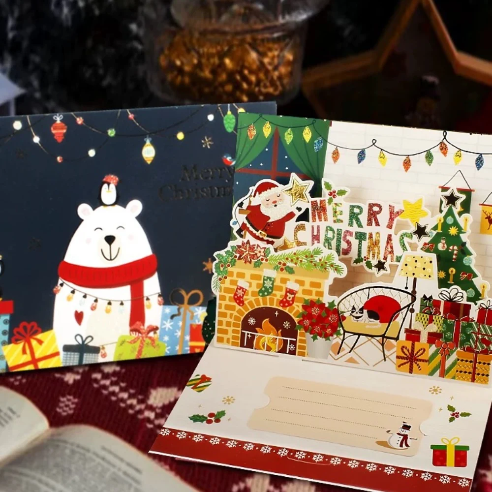 Support small quantity personalized plain white socks head christmas gift bag card