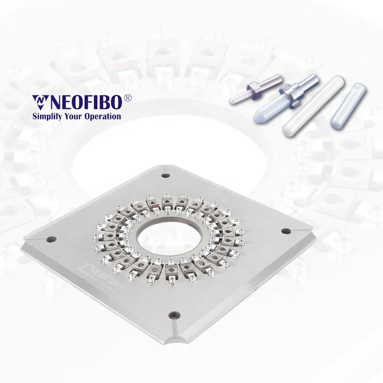 Neofibo LC UPC 24SQ IPC connector jig LC Polishing Jig Polishing Fixture LC Connector Fiber Polishing Plate