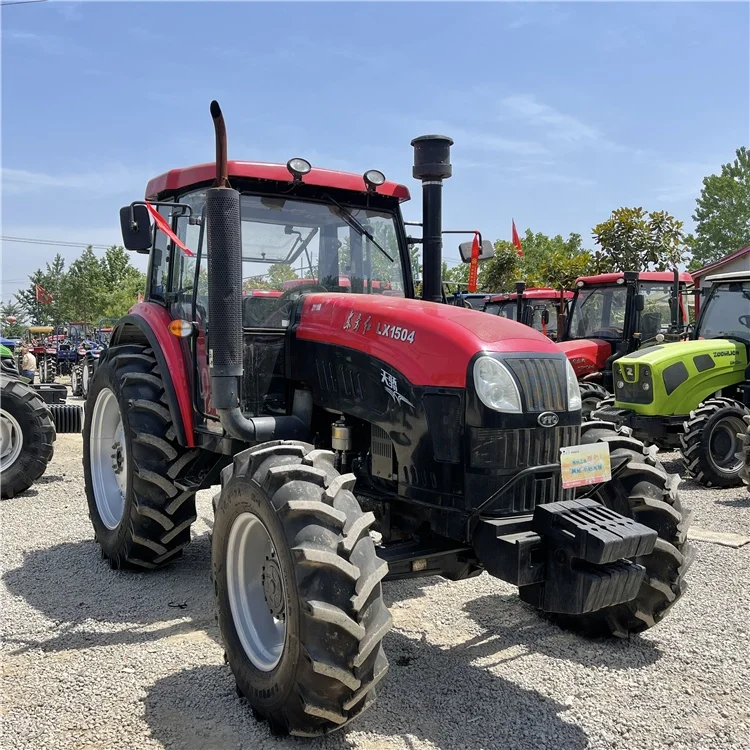 used tractor 4x4wd YTO lx904 90HP high quality fefurbished  agricultural machinery  wheel farm used tractors