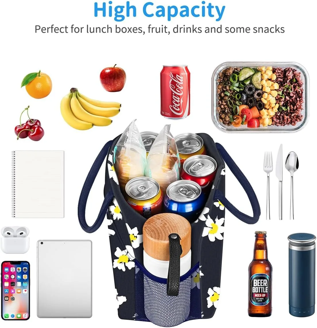 Wholesale promotional food delivery bag thermal catering bag insulated lunch cooler bag
