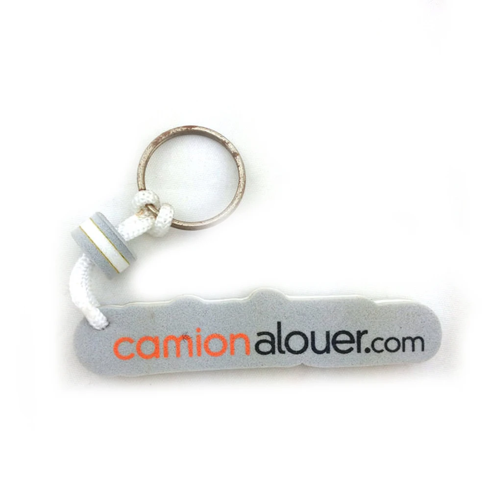 China factory New Products Keyring Wholesale Cheap Eva Foam Floatable Plastic Custom foam keychain eva keyring eva keychain
