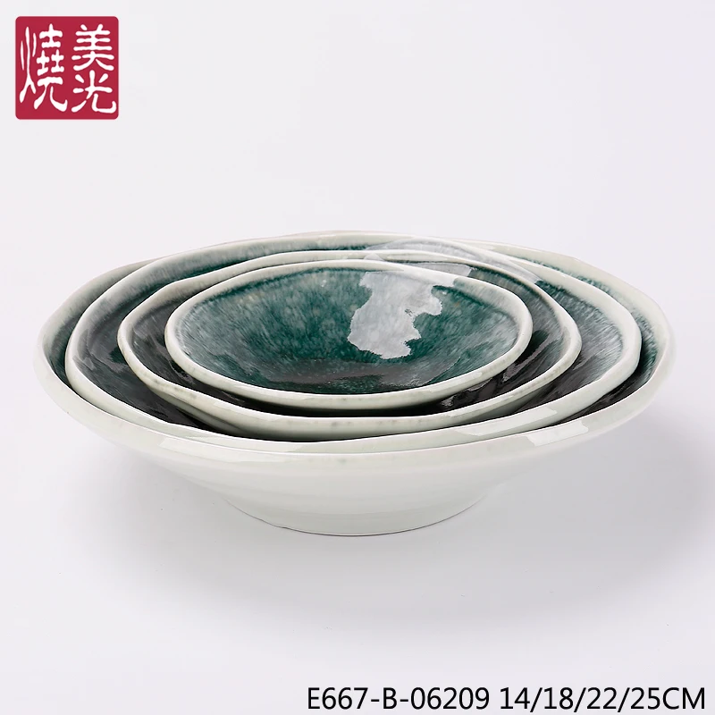 Nice design Ceramic dinnerware for restaurant wedding tapas bowls Porcelain Salad Cereal Bowl set