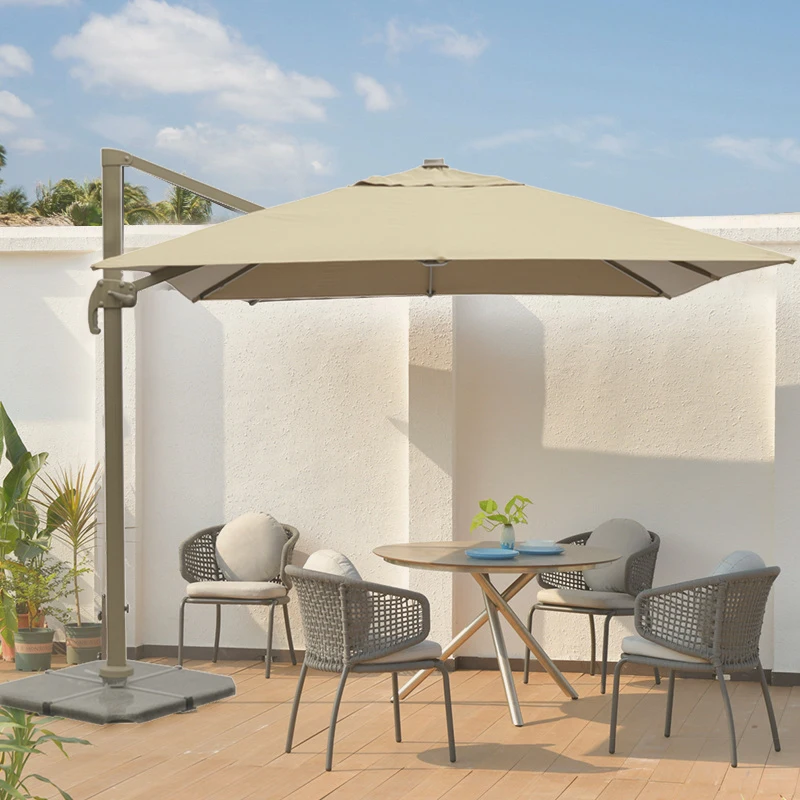 Наружные зонты с рукояткой и наклоном большой размер садовая мебель для патио