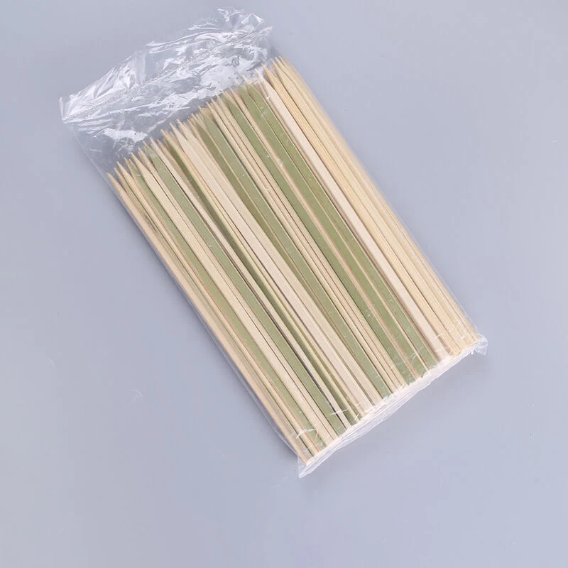 Convenient Bamboo Skewers: Ideal for Shish Kabob, BBQ, Fruits, and More