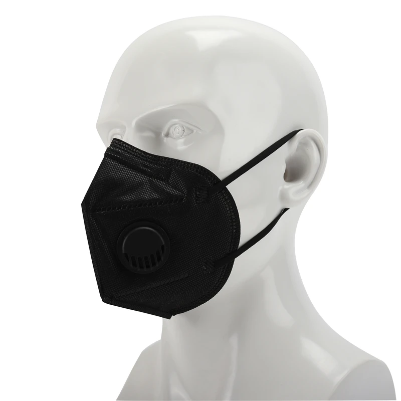 2020 Made In China Breathable GB2626-2019 Respirator Kn95 Face Mask Black Mask