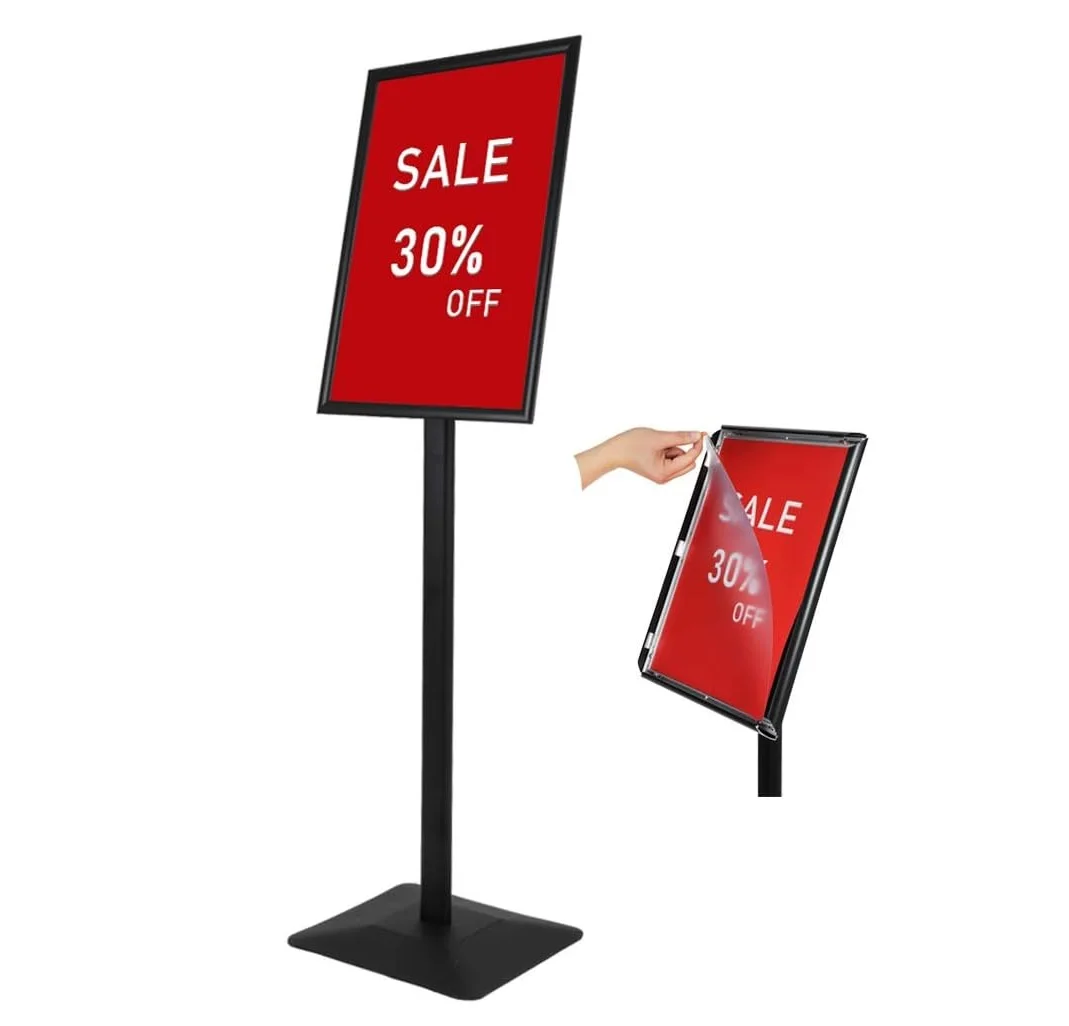 PENGLONG A3 / 11 x 17 inch, Adjustable Heavy Duty Pedestal Sign holder floor Stand,Sign Stand Poster Stand