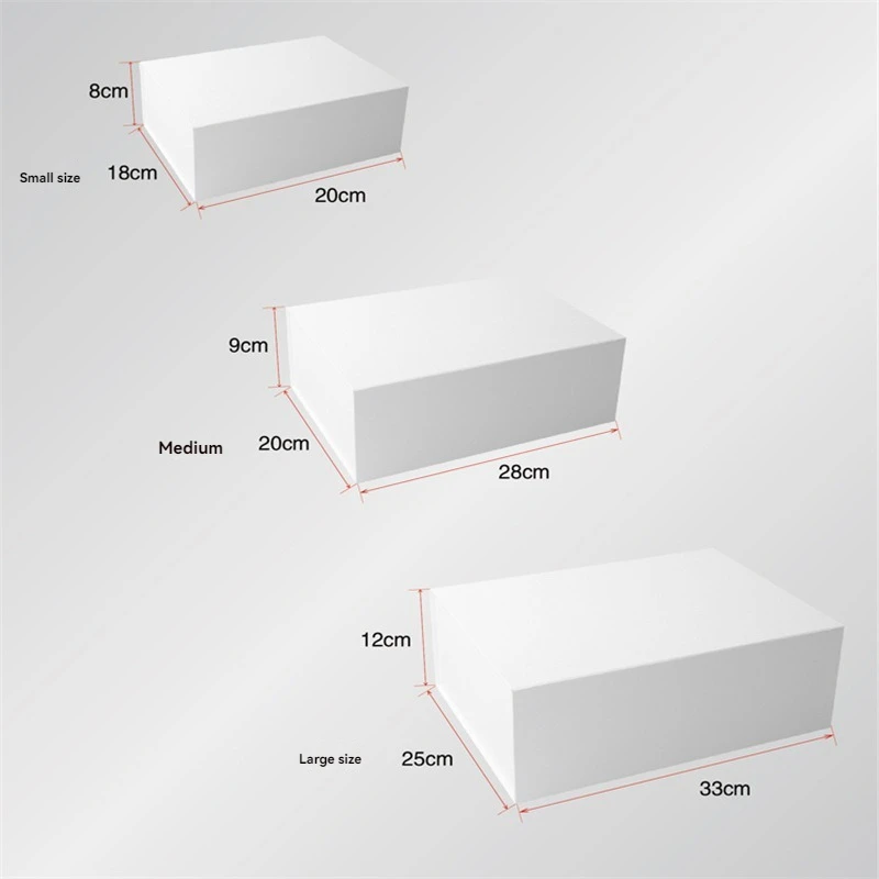 Rectangle Collapsible Box with  Hardboard and  Magnetic Lid for Christmas  Gift Packaging