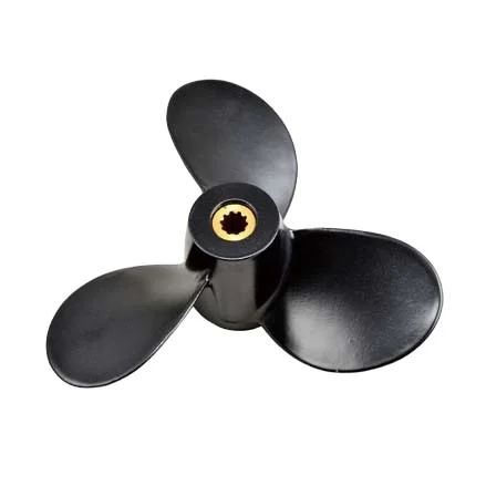 58110-91JN0-019 Aluminum 7-1/2 x 7 Marine Propeller For Suzuki Outboard Engine 4-6HP 10 Tooth Spline 3 Blades