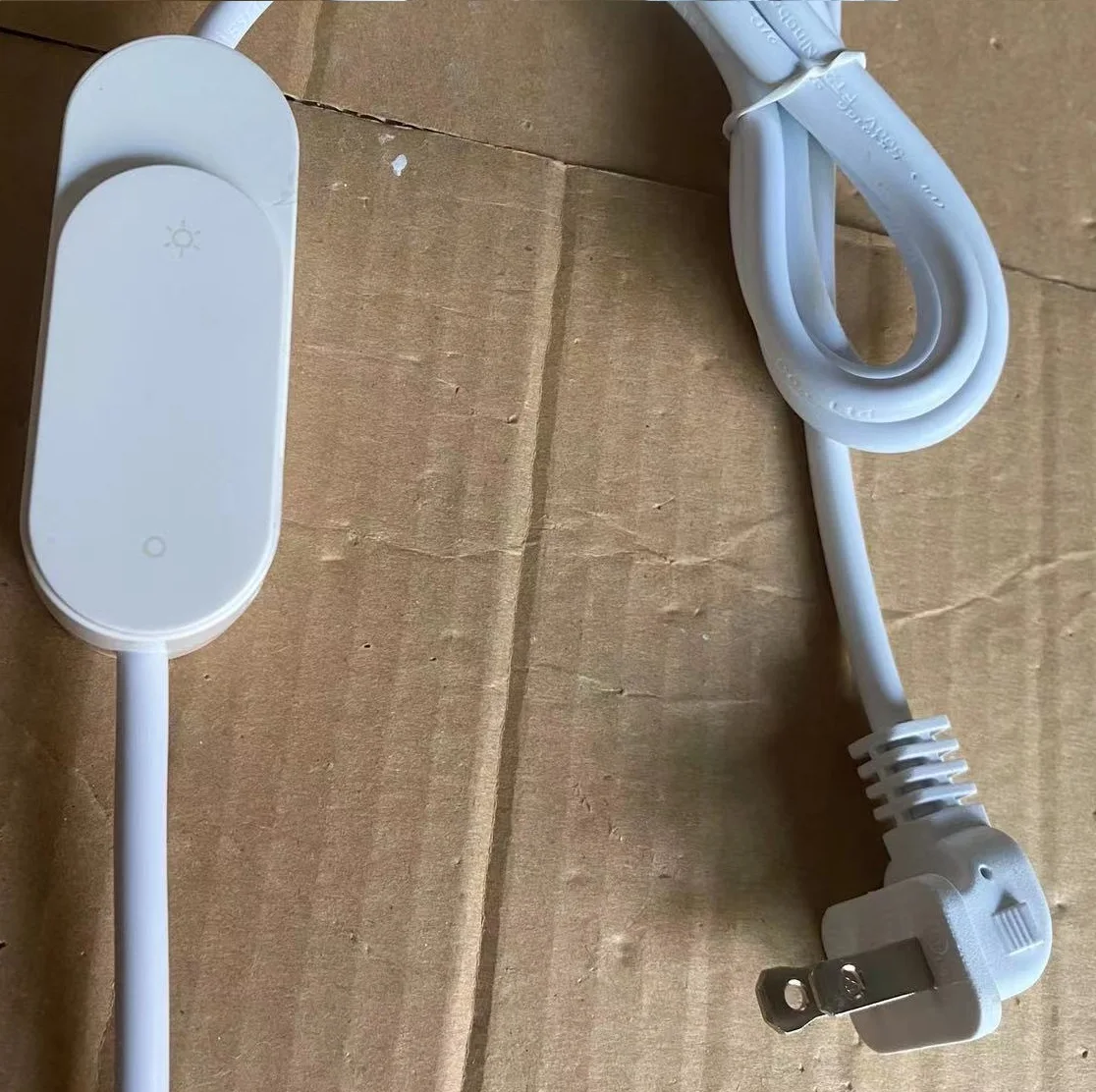 Slide Dimmer switch with plug and cable for Dimmable LED Lights,Incandescent and Halogen Bulbs