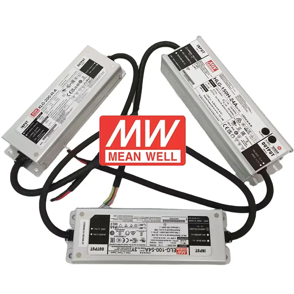 Meanwell светодиодные драйверы 12 В 24 постоянный ток 50 Вт 100 dali dimmable driver IP67 Водонепроницаемый Импульсный источник питания