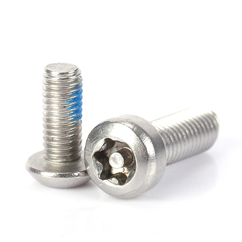 Stainless steel 304 316 iso7380 anti theft pin hex socket screw
