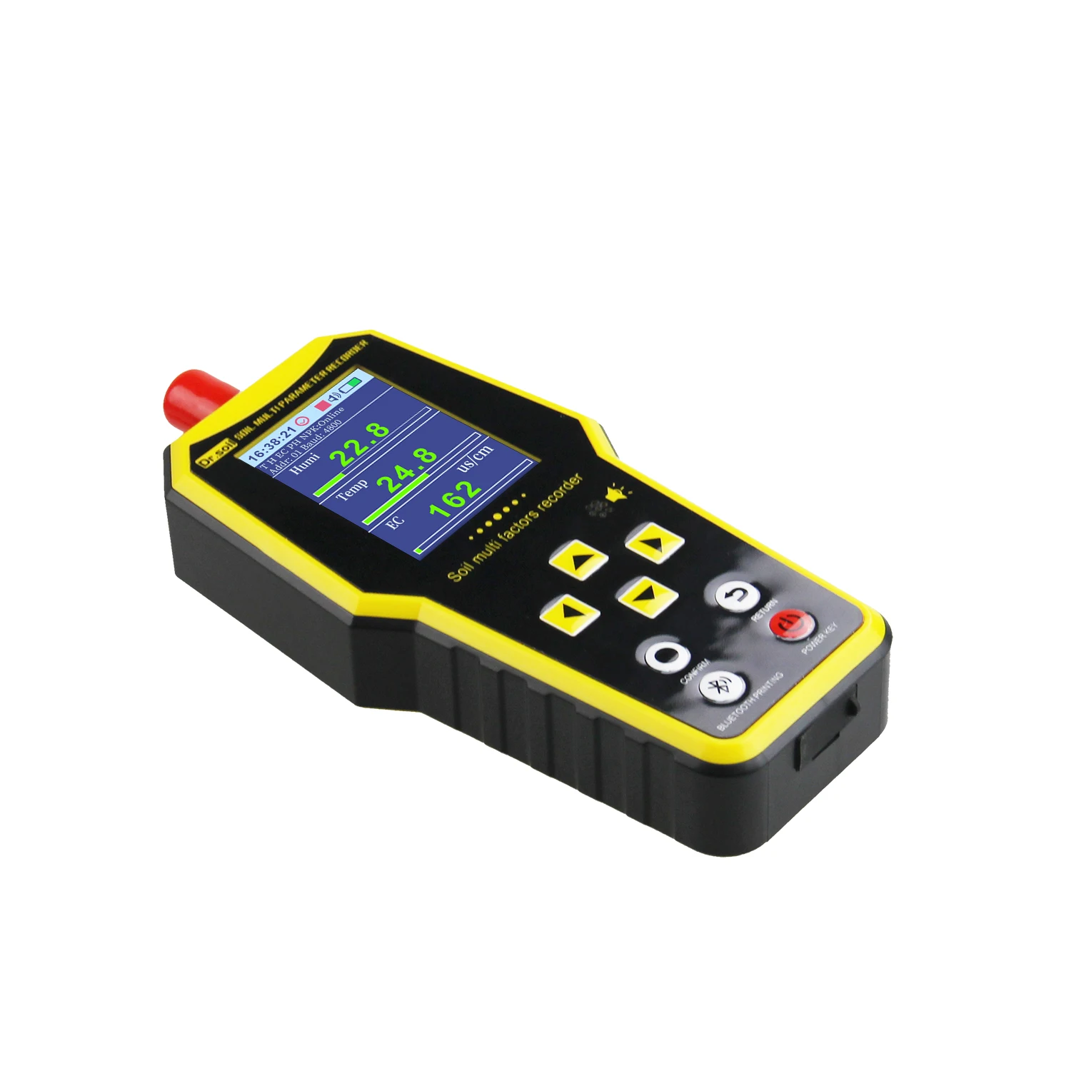 Soil Detector Soil Sensor Nitrogen Phosphorus Potassium PH Ph Temperature and Humidity Water Sensor EC Nutrient Speed Tester