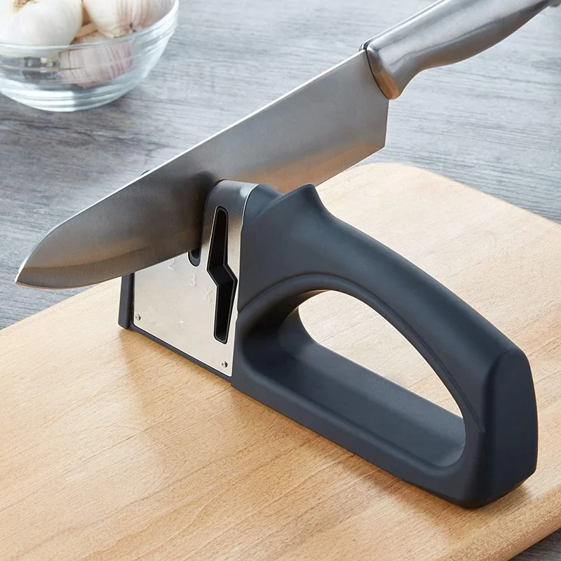Multi-purpose high quality 4-stages knife sharpener