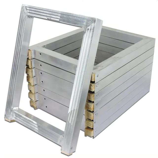 
Best selling cheap aluminum alloy serigraphy screen printing frame with mesh 