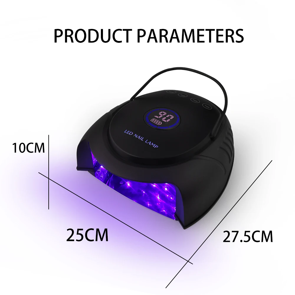 64W Rechargeable UV LED Lamp NEW Mate Nail Dryer Light Cordless Nail Supplies Professional Salon Nail Gel Polish Dryer