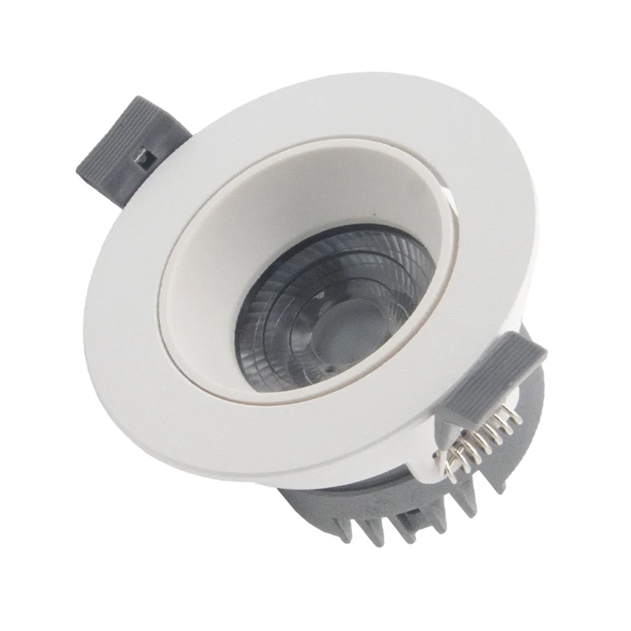 
high quality Module LED COB spotlight housing 12w ceiling lamp parts downlight housing supplier 