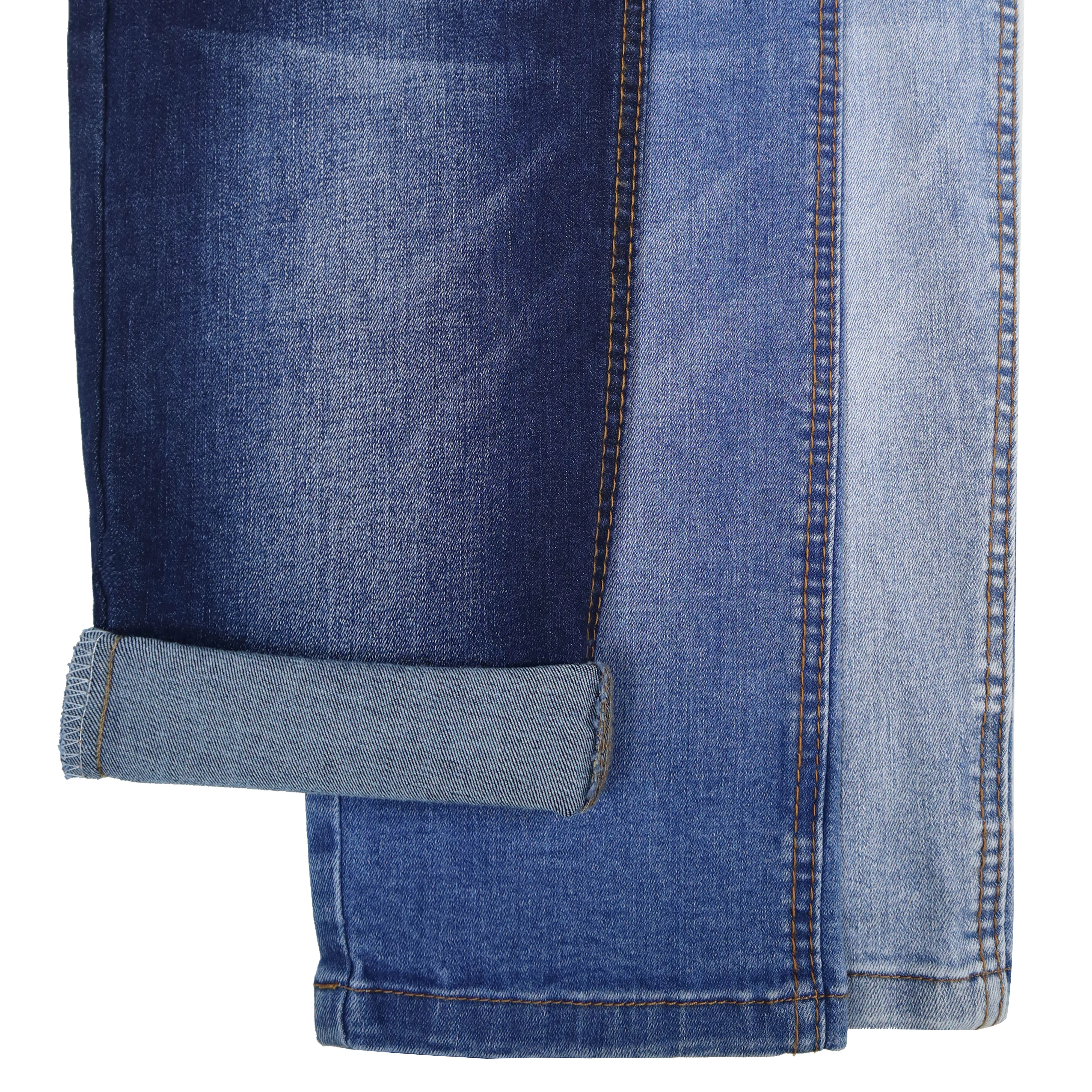 CF-22181 A 11.3 Oz Stretch Denim Fabric Factory Roll Of Jeans Fabric Good Quality In Stock Jeans Import