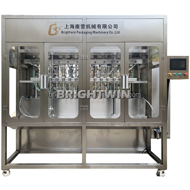 automatic mayonnaise plastic filling machine/automatic mixed sauce jar filling machine