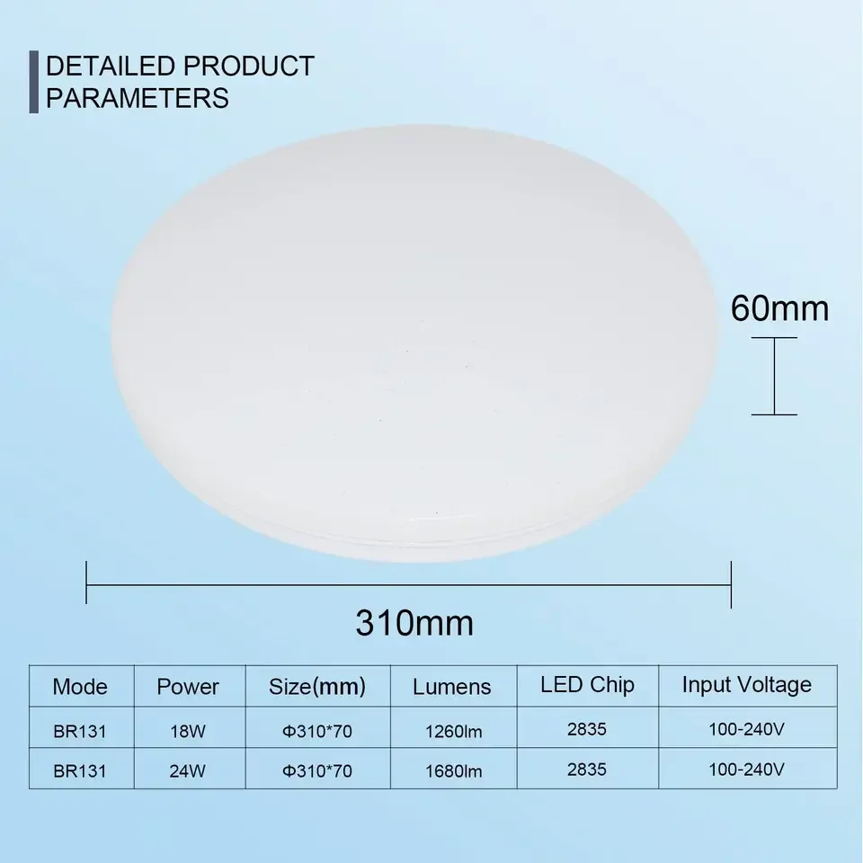 Smart Music Speaker Light with Remote Control Lamp 20W RGB Party LED Ceiling Light Bluetooth Ceiling Light Multi Colors