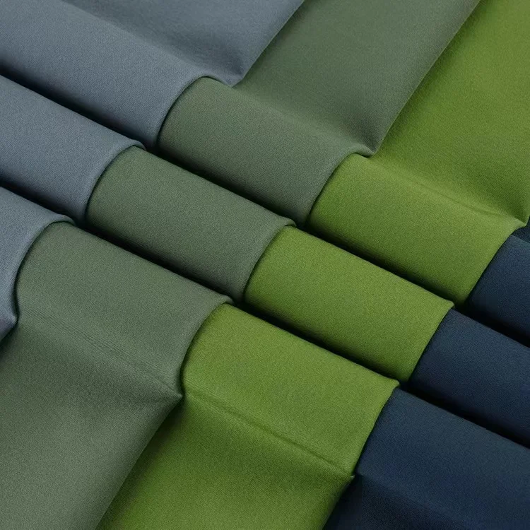 Stock China Factory N90% SP10% 70D Nylon Plain Four Side Elastic Fabric For Outdoor Sports Fabric