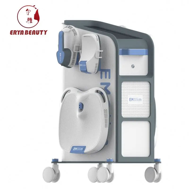 
2021 upgrade 4 handles hi-emt slim beauty machine ems muscle stimulator and sculpt 