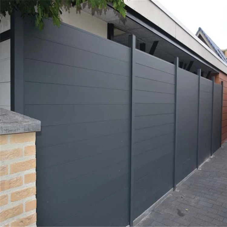 Plastic Composite Easy Installation DIY Size Recycled Wpc Composite Fence 1.8*1.8m(6ft) Wood BSCI Garden Fence Farm Fence