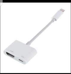 2021 drop shipping hot sell Digital AV TV HDMI-Cable Adapter with Lighting Charging Port for iPad iPhone