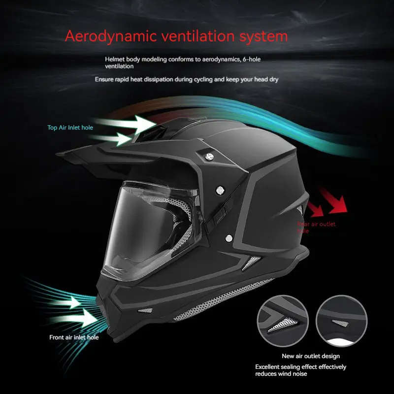 High Quality Helmet Adventure Motorcycle Off-Road Motorcycle Helmet Motorcycle Helmet Whole