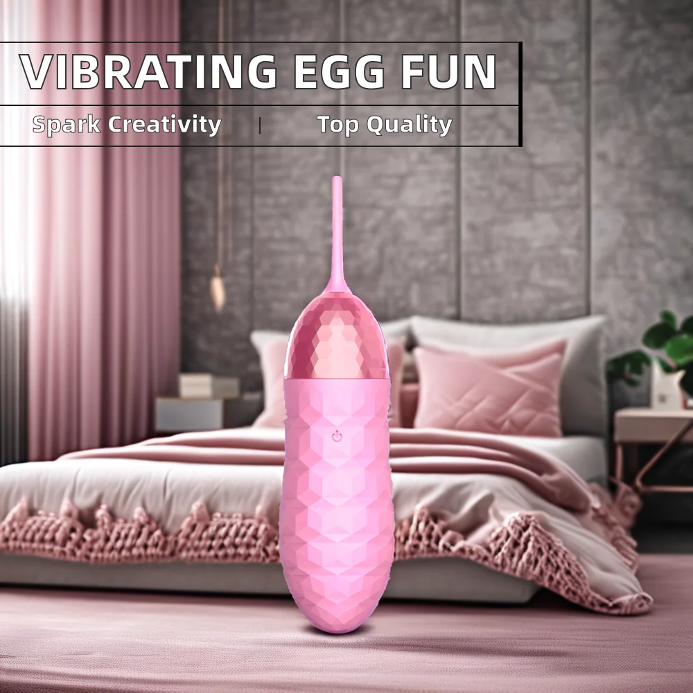 Diamond Flirting Fun Wireless Remote Control Vibrating Egg USB Powered Female Masturbation Device Adult Erotic Sex Products