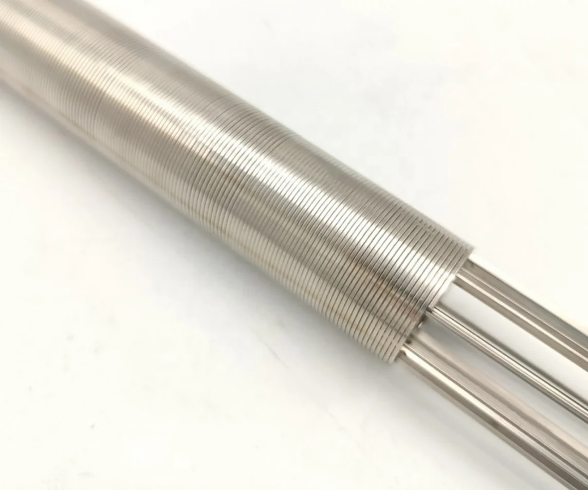 Stainless Steel 304 316 Sieve Cylinder Johnson Welded Wedge Wire Screen Mesh