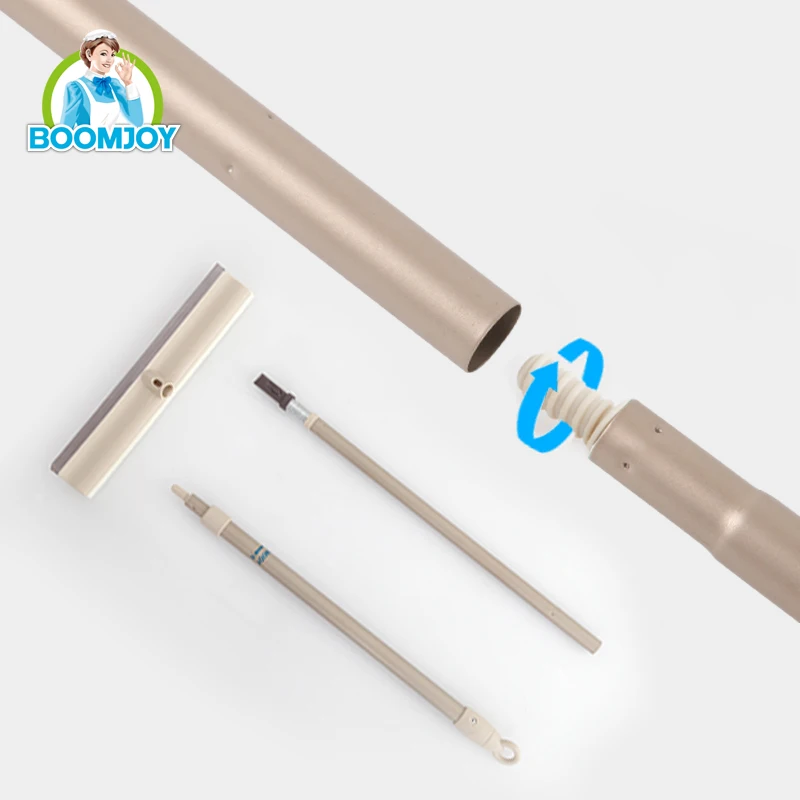 Telescopic Sponge 80-120cm Iron Pole Coated Stainless Steel Squeege... Squeegee With Bottle Handle Cleaning Window Wiper