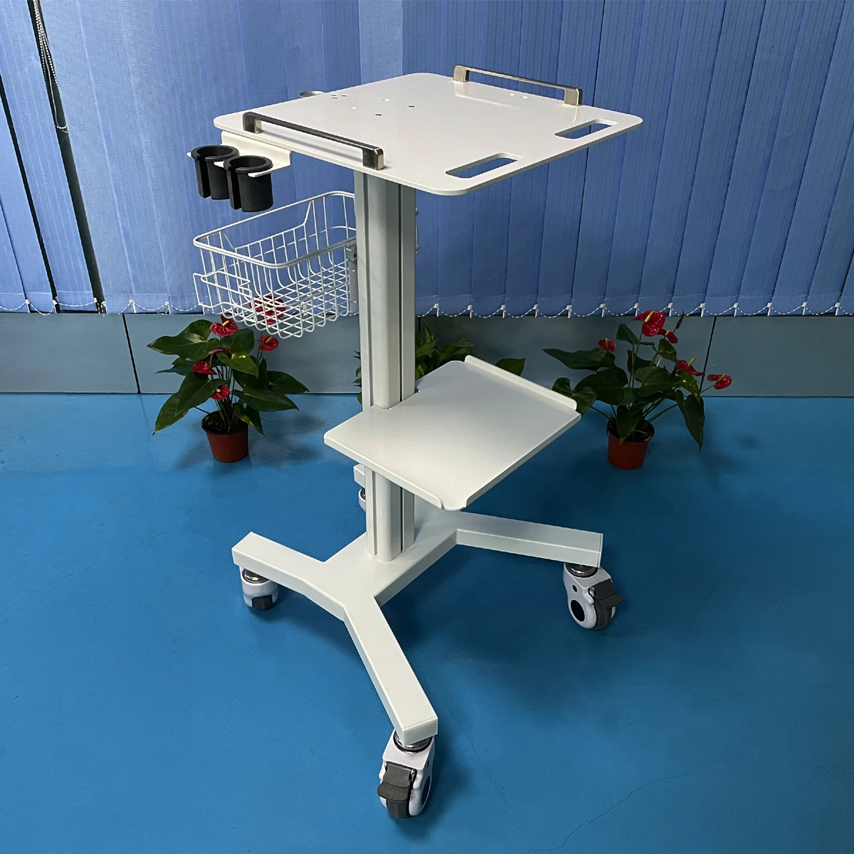Aluminum alloy Multi-Functional Ecg/Ultrasound Computer Medical Trolley NBR-CT-32 For Mindray