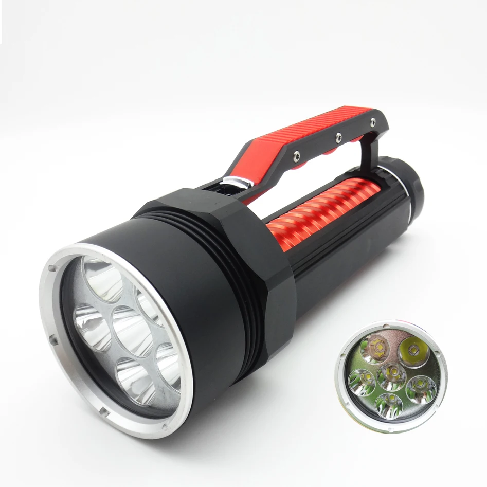 Severe Cold 8000Lumen High Power LED 6L2 Diving Torch Light Underwater Flashlight