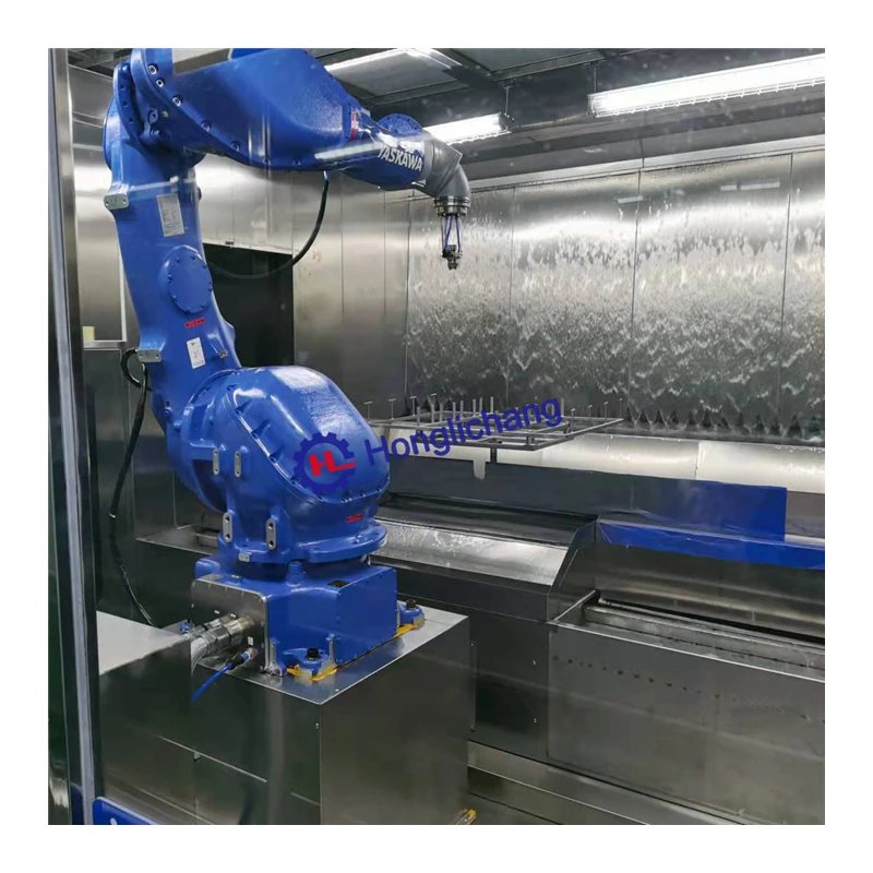 Автоматическая УФ-машина для покраски распылением с насосом для покраски с роботом для покраски распылением