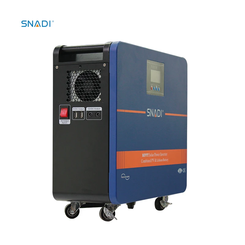 SNADI Off Grid 1200W All in One Solar Generator with Lithium Battery Solar Inverter Energy Storage System