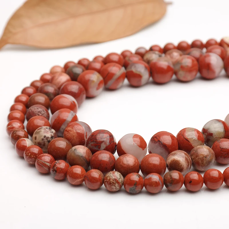 Натуральные гладкие круглые красные яшма 5A бусины 3-12 мм полуготовые для браслетов ручной работы «сделай сам» аксессуары драгоценный камень ювелирных изделий