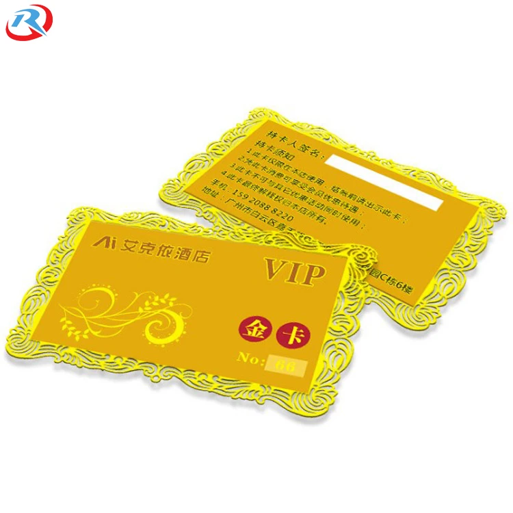 factory custom own logo engrave high quality gold plated metal business card
