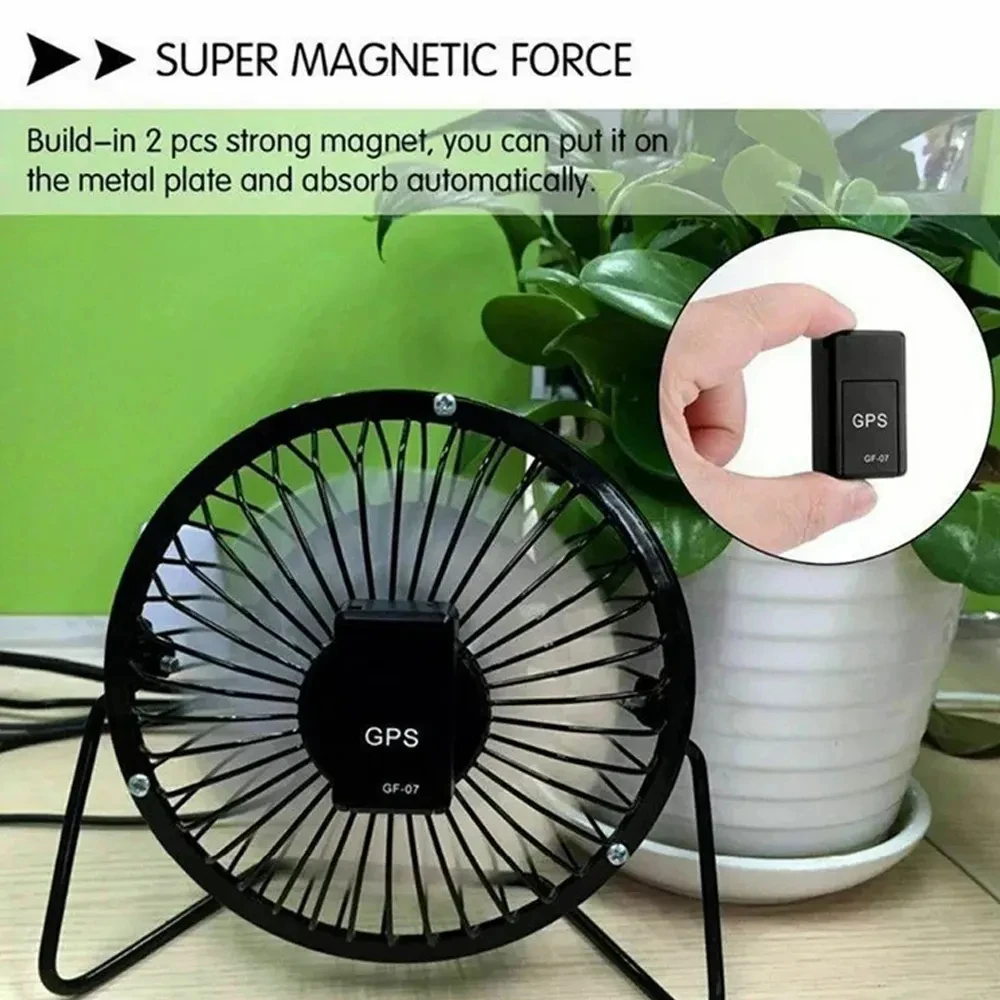 TOPSOURCE 2G Mini Car GPS Tracker GSM Tracking Device GPS Locator GF07 GF 07