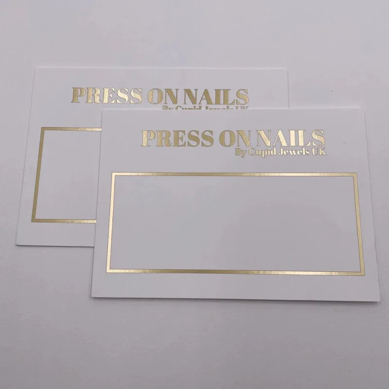 Custom Insert Luxury Gold Foil Hot Stamping Color Printing Thank You Card With Logo Wholesale Embossed Greeting Card