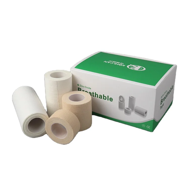 Waterproof  Surgical zinc oxide adhesive tape Supplies Zinc Oxide Adhesive Plaster With Steel Cover