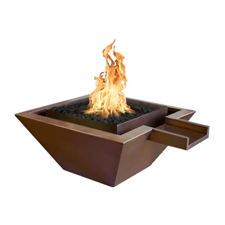 Factory direct supply Fire pits by Design Round Fire and Water Bowl Natural Gas fire pits