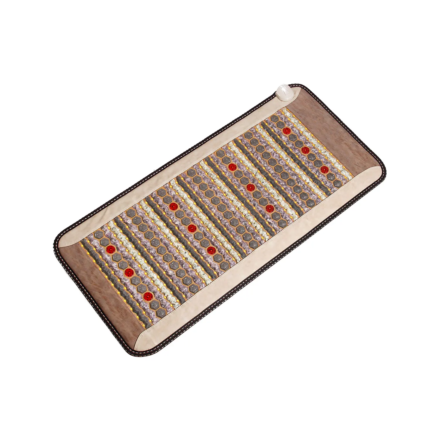 PEMF Main Body Health Promotion Negative Ion Mixed Healthcare Stones Amethyst & Tourmaline Use Far Infrared Heating Pad